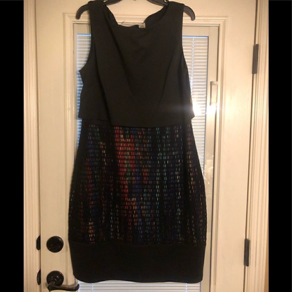 Signature by Sangria fitted dress sz 16